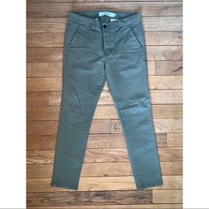Topman olive green skinny fit men’s pants